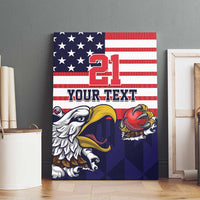 United States Cricket Custom Canvas Wall Art Team USA One For All