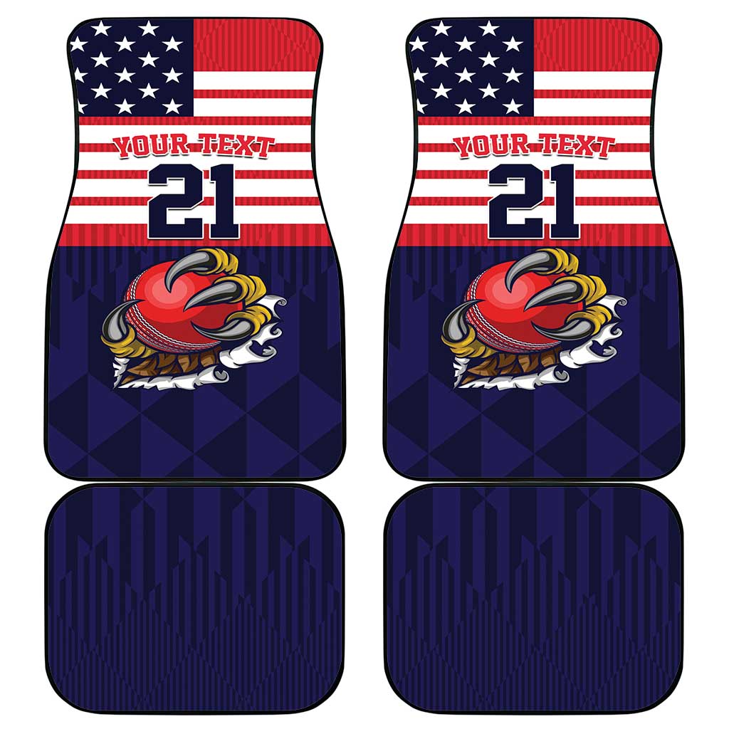 United States Cricket Custom Car Mats Team USA One For All