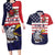 United States Cricket Custom Couples Matching Long Sleeve Bodycon Dress and Hawaiian Shirt Team USA One For All