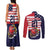 United States Cricket Custom Couples Matching Tank Maxi Dress and Long Sleeve Button Shirt Team USA One For All