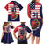 United States Cricket Custom Family Matching Long Sleeve Bodycon Dress and Hawaiian Shirt Team USA One For All