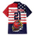 United States Cricket Custom Family Matching Mermaid Dress and Hawaiian Shirt Team USA One For All