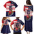 United States Cricket Custom Family Matching Puletasi and Hawaiian Shirt Team USA One For All