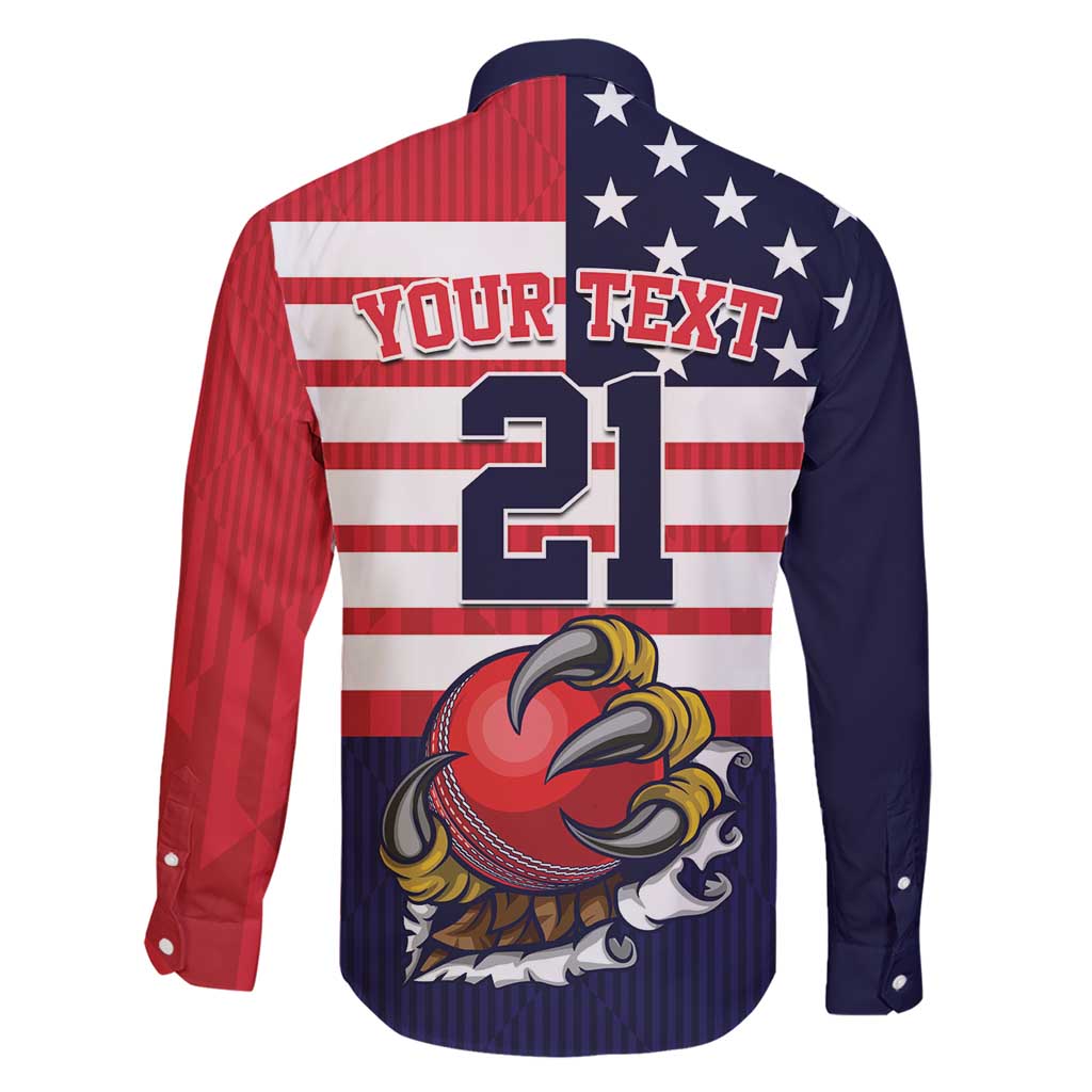 United States Cricket Custom Family Matching Short Sleeve Bodycon Dress and Hawaiian Shirt Team USA One For All