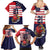 United States Cricket Custom Family Matching Summer Maxi Dress and Hawaiian Shirt Team USA One For All
