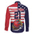 United States Cricket Custom Family Matching Summer Maxi Dress and Hawaiian Shirt Team USA One For All