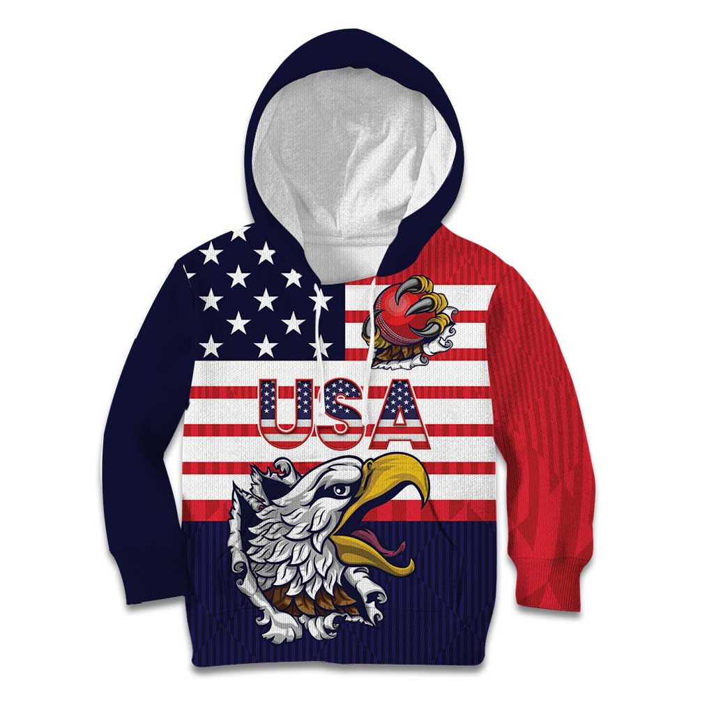 United States Cricket Custom Kid Hoodie Team USA One For All