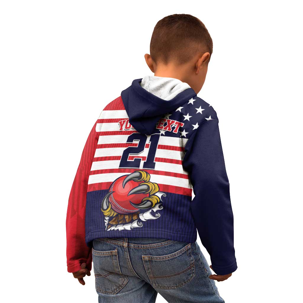 United States Cricket Custom Kid Hoodie Team USA One For All