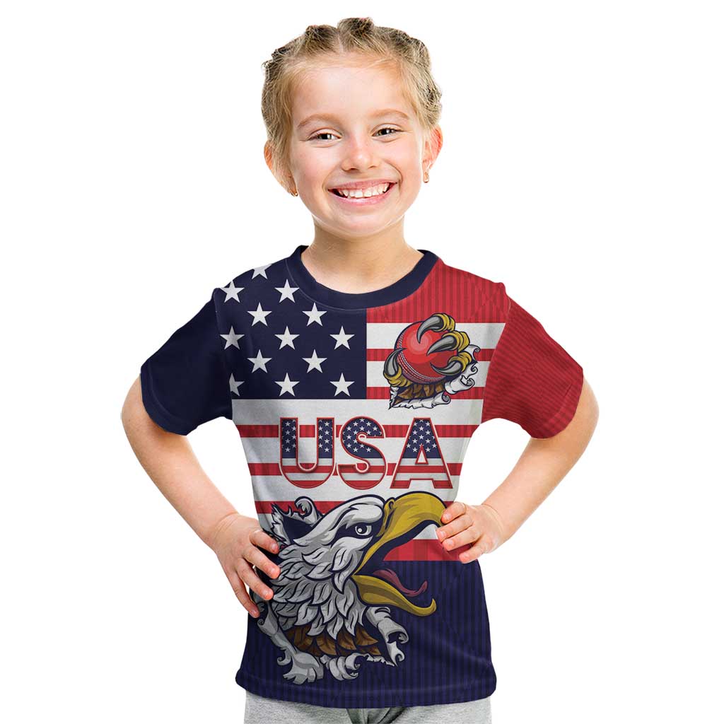 United States Cricket Custom Kid T Shirt Team USA One For All