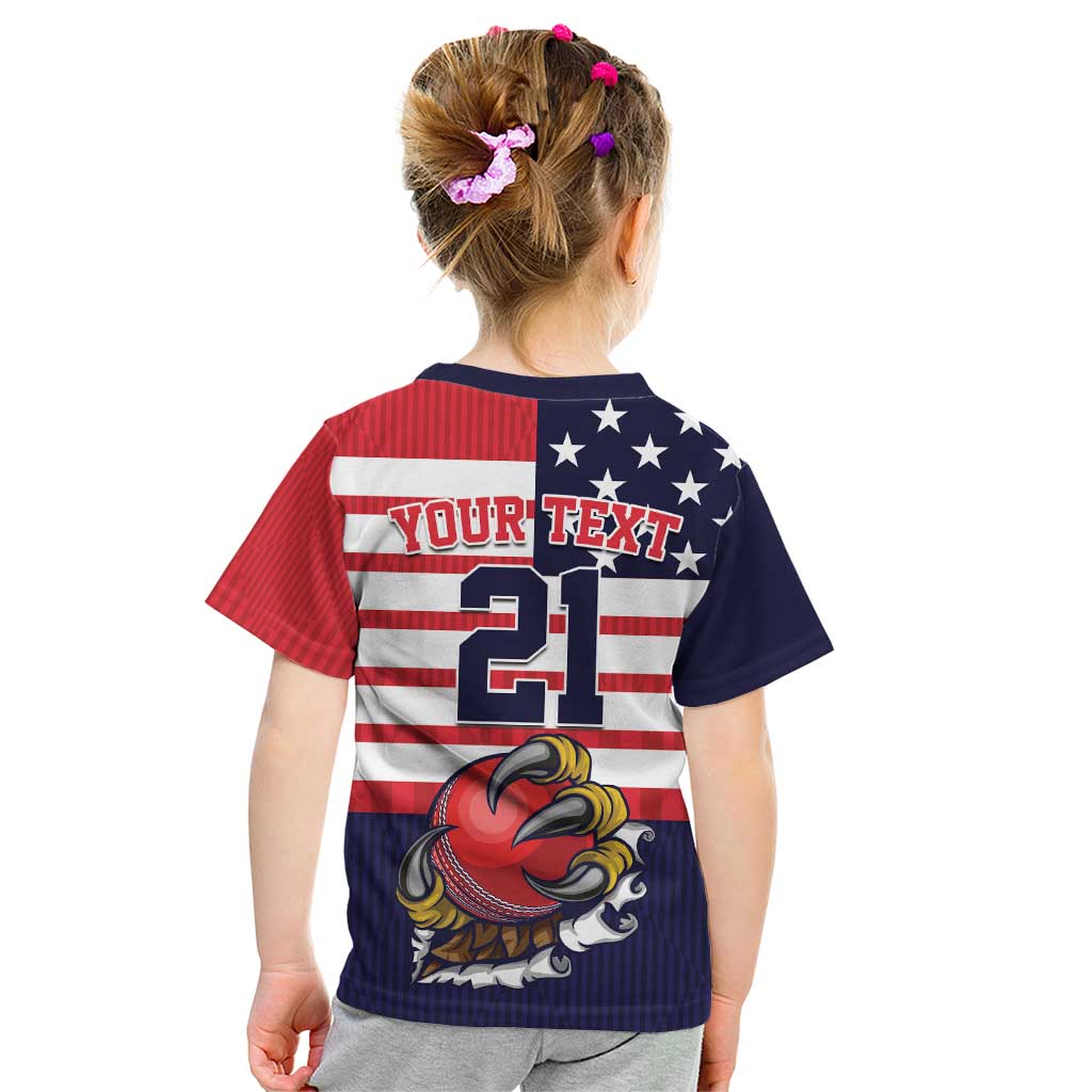 United States Cricket Custom Kid T Shirt Team USA One For All