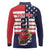 United States Cricket Custom Long Sleeve Polo Shirt Team USA One For All
