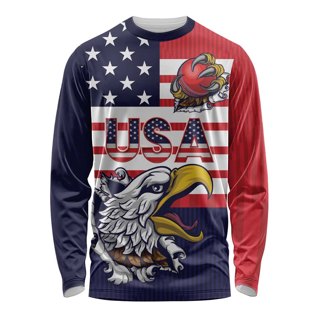 United States Cricket Custom Long Sleeve Shirt Team USA One For All