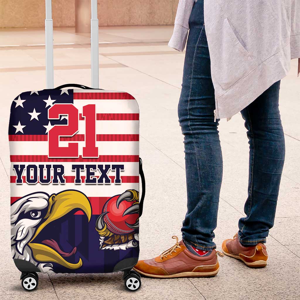 United States Cricket Custom Luggage Cover Team USA One For All