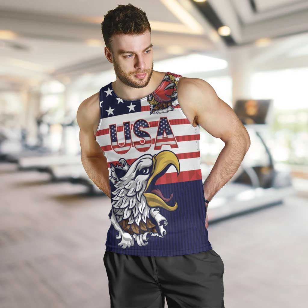United States Cricket Custom Men Tank Top Team USA One For All