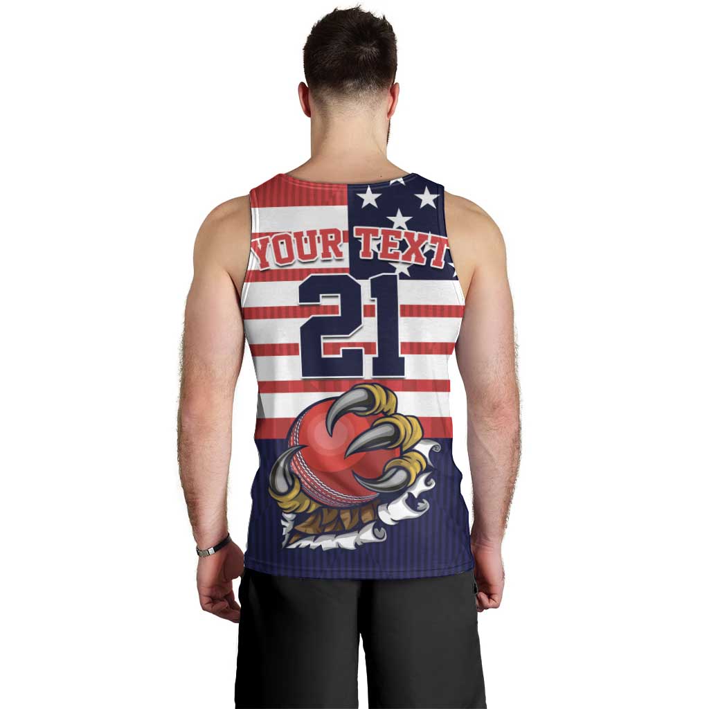 United States Cricket Custom Men Tank Top Team USA One For All