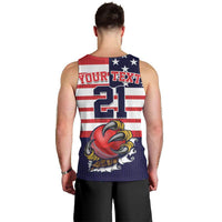 United States Cricket Custom Men Tank Top Team USA One For All