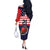 United States Cricket Custom Off The Shoulder Long Sleeve Dress Team USA One For All