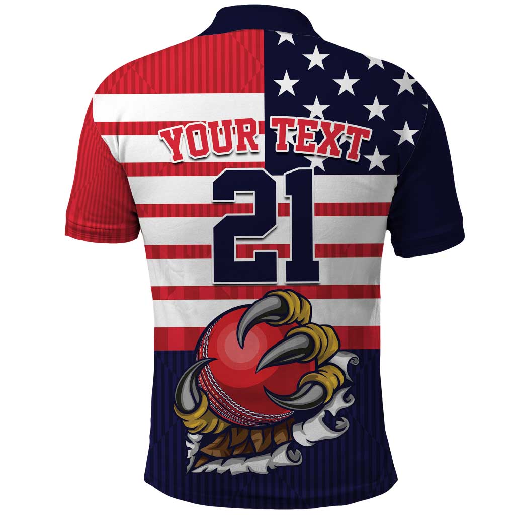 United States Cricket Custom Polo Shirt Team USA One For All