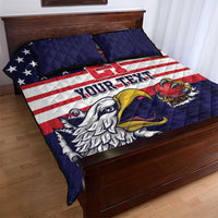 United States Cricket Custom Quilt Bed Set Team USA One For All