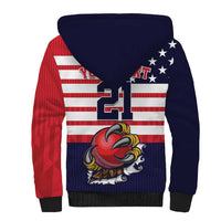 United States Cricket Custom Sherpa Hoodie Team USA One For All