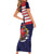 United States Cricket Custom Short Sleeve Bodycon Dress Team USA One For All