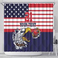 United States Cricket Custom Shower Curtain Team USA One For All