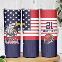 United States Cricket Custom Skinny Tumbler Team USA One For All