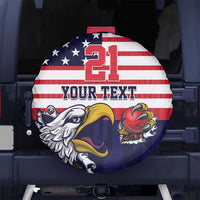 United States Cricket Custom Spare Tire Cover Team USA One For All