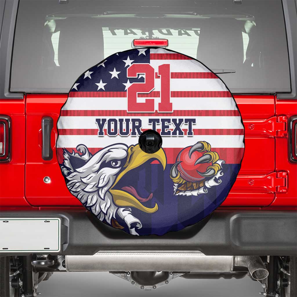 United States Cricket Custom Spare Tire Cover Team USA One For All
