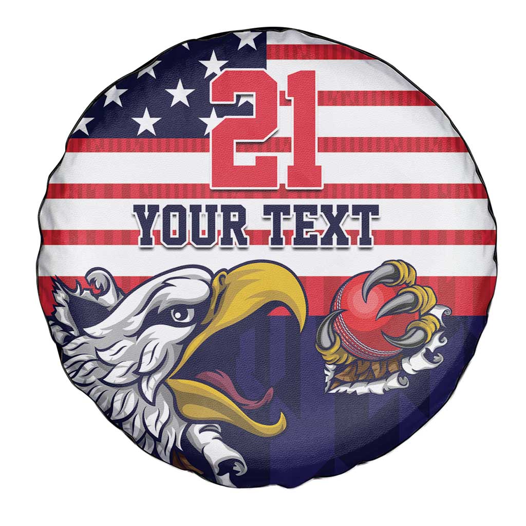 United States Cricket Custom Spare Tire Cover Team USA One For All