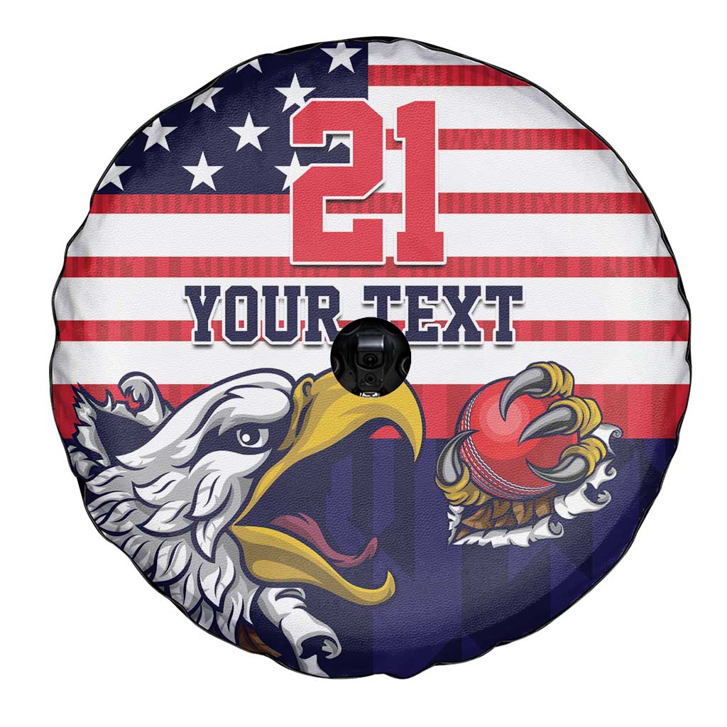 United States Cricket Custom Spare Tire Cover Team USA One For All