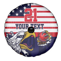 United States Cricket Custom Spare Tire Cover Team USA One For All