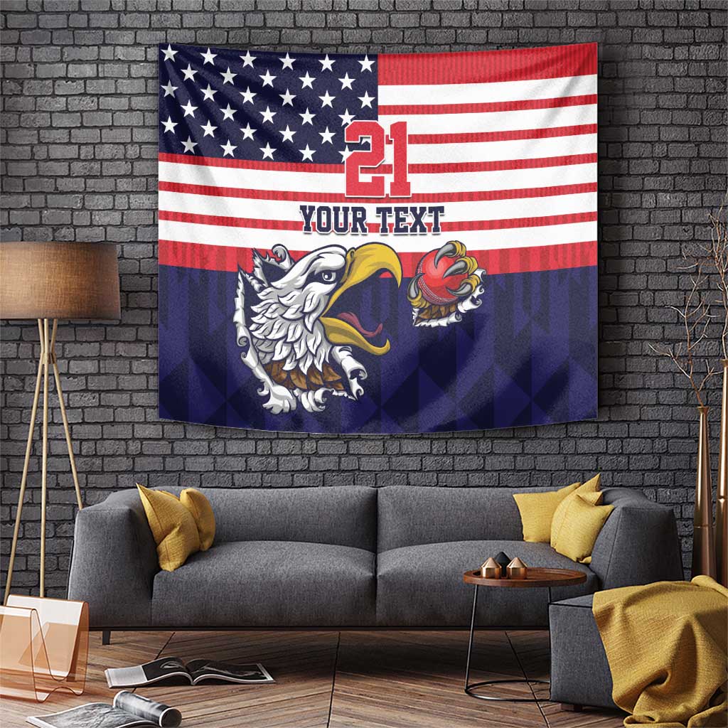 United States Cricket Custom Tapestry Team USA One For All