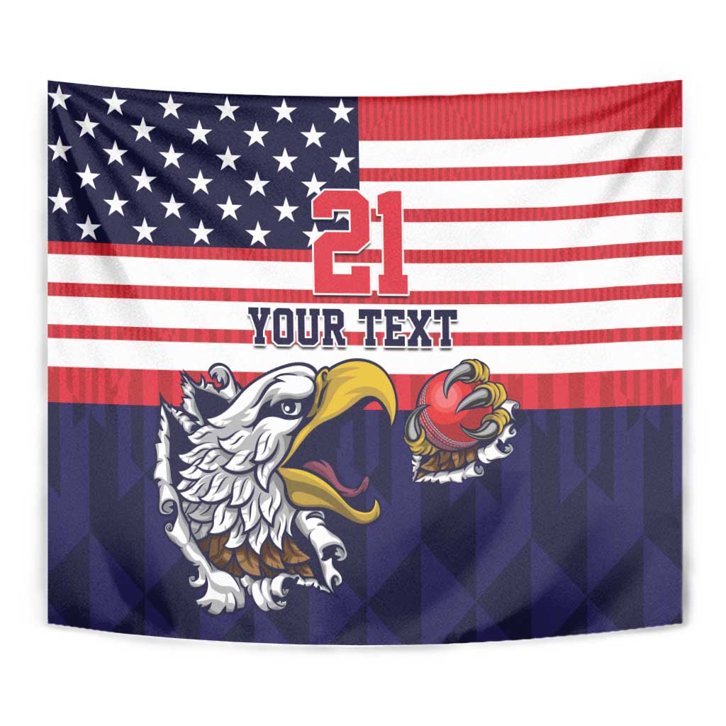 United States Cricket Custom Tapestry Team USA One For All