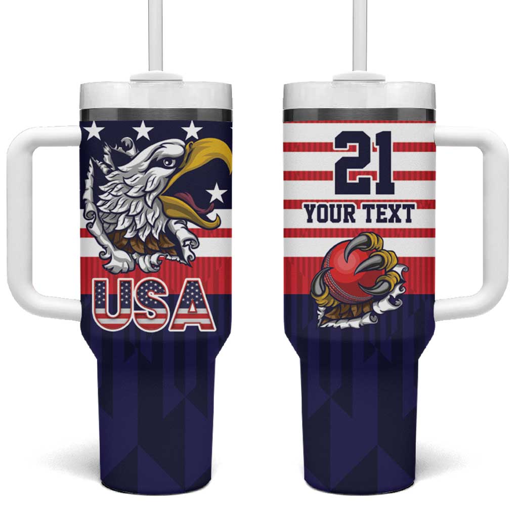 United States Cricket Custom Tumbler With Handle Team USA One For All