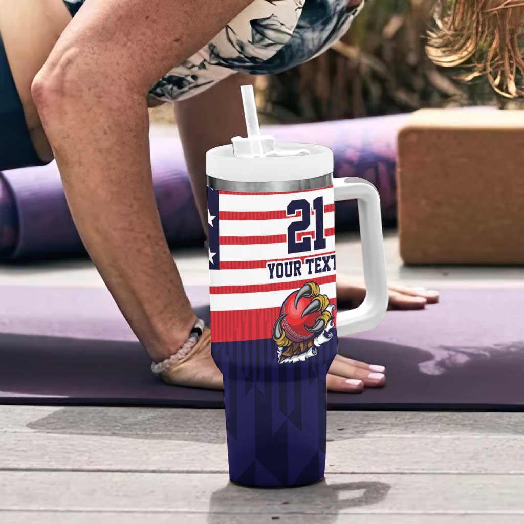 United States Cricket Custom Tumbler With Handle Team USA One For All