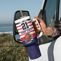 United States Cricket Custom Tumbler With Handle Team USA One For All
