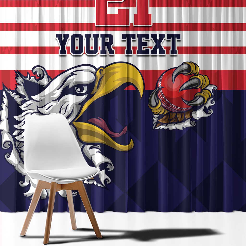 United States Cricket Custom Window Curtain Team USA One For All