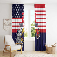 United States Cricket Custom Window Curtain Team USA One For All