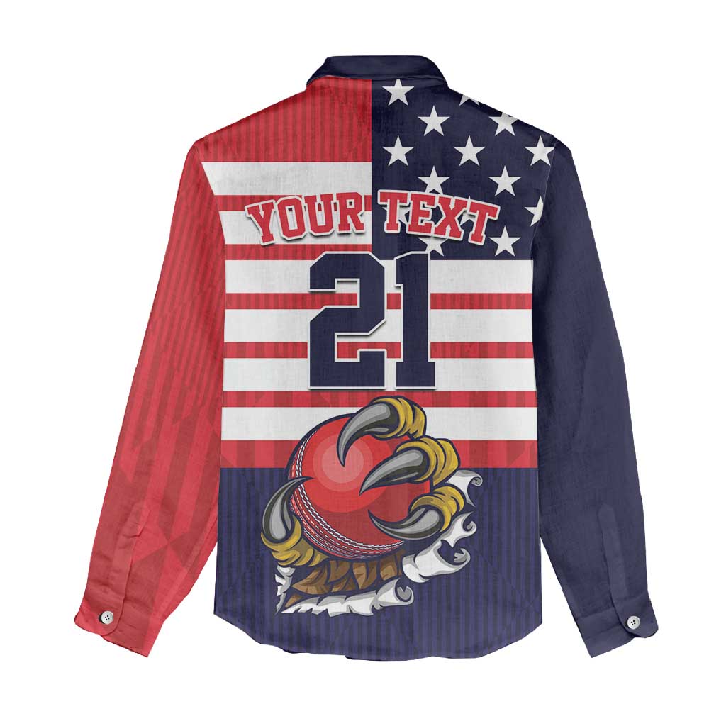 United States Cricket Custom Women Casual Shirt Team USA One For All