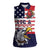 United States Cricket Custom Women Sleeveless Polo Shirt Team USA One For All