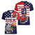 United States Cricket Custom Women V-Neck T-Shirt Team USA One For All