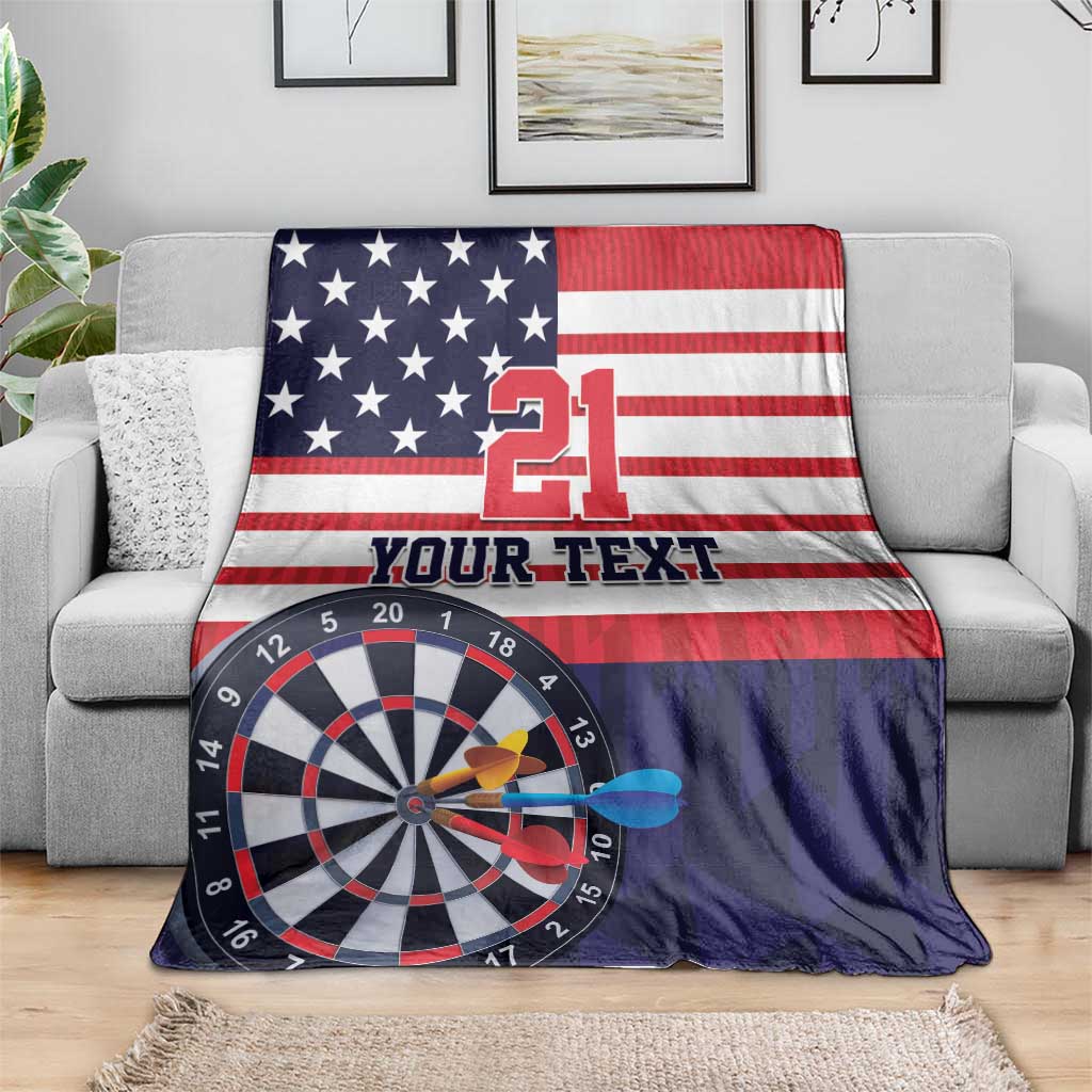United States Dart Custom Blanket Team USA One For All