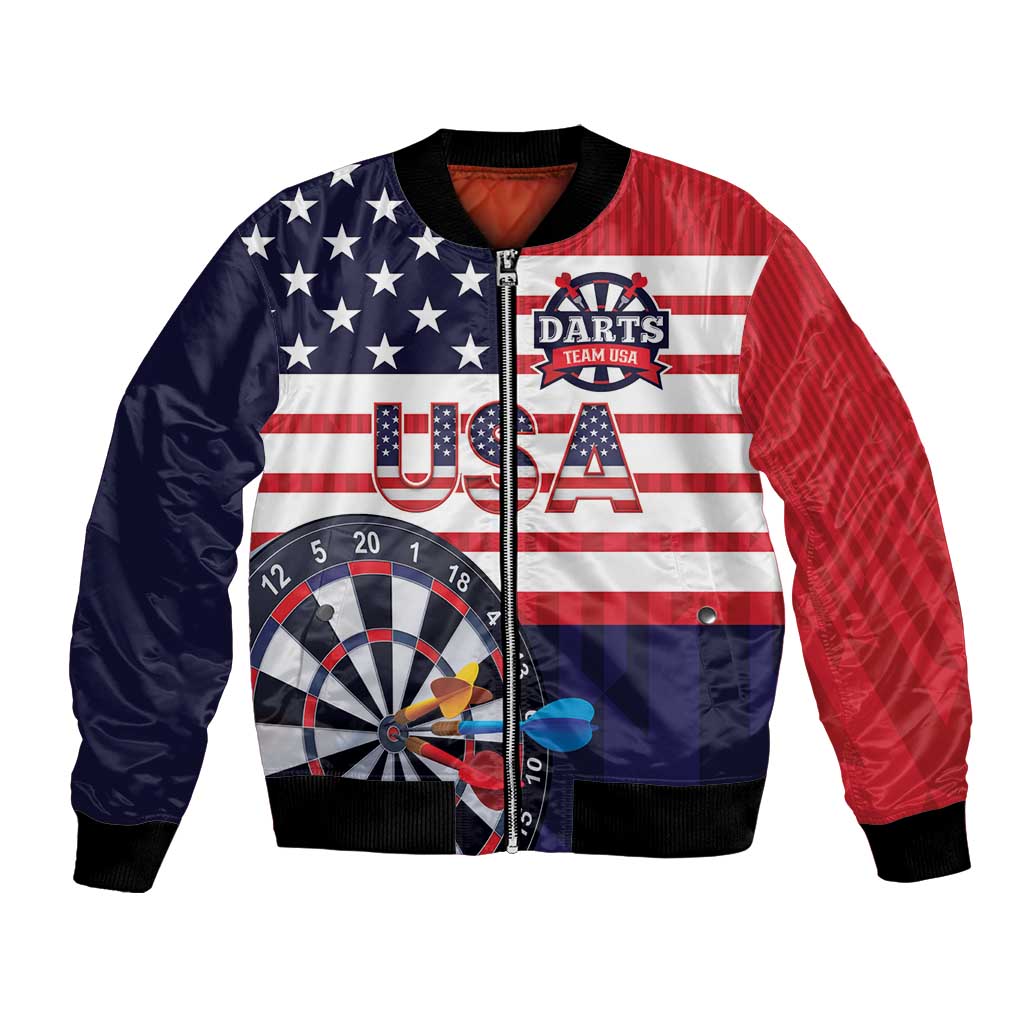 United States Dart Custom Bomber Jacket Team USA One For All