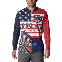 United States Dart Custom Button Sweatshirt Team USA One For All