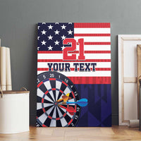 United States Dart Custom Canvas Wall Art Team USA One For All