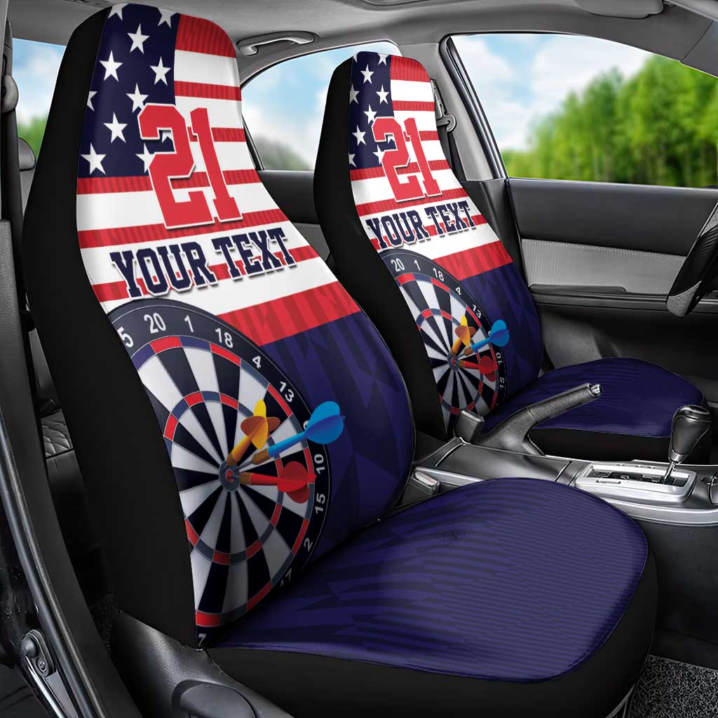 United States Dart Custom Car Seat Cover Team USA One For All