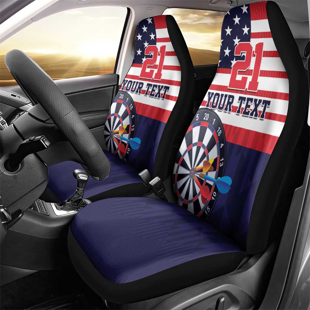 United States Dart Custom Car Seat Cover Team USA One For All