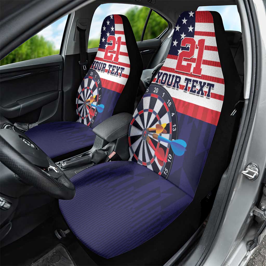 United States Dart Custom Car Seat Cover Team USA One For All