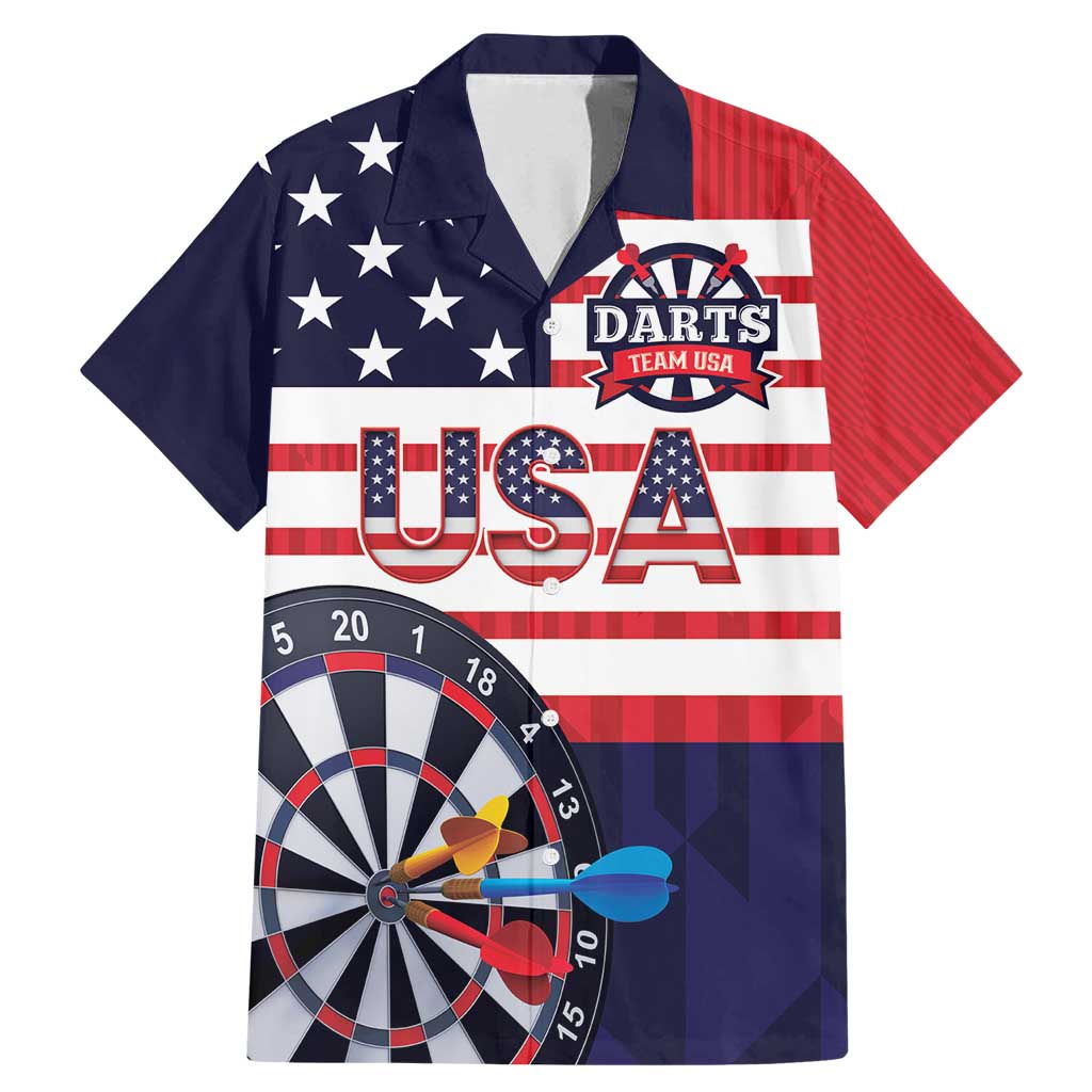 United States Dart Custom Family Matching Mermaid Dress and Hawaiian Shirt Team USA One For All